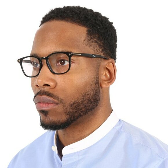 Tom Ford Men Eyeglasses Black Square FT5505 001 NEW AUTHENTIC - Picture 10 of 13